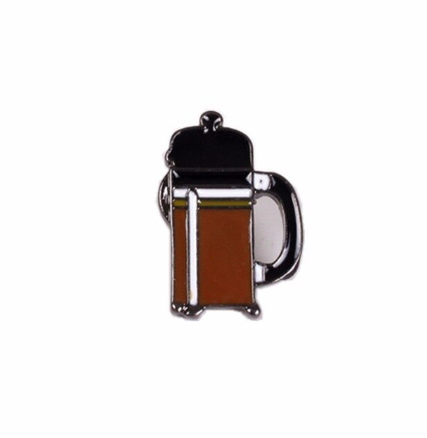 French Press Pin Badge