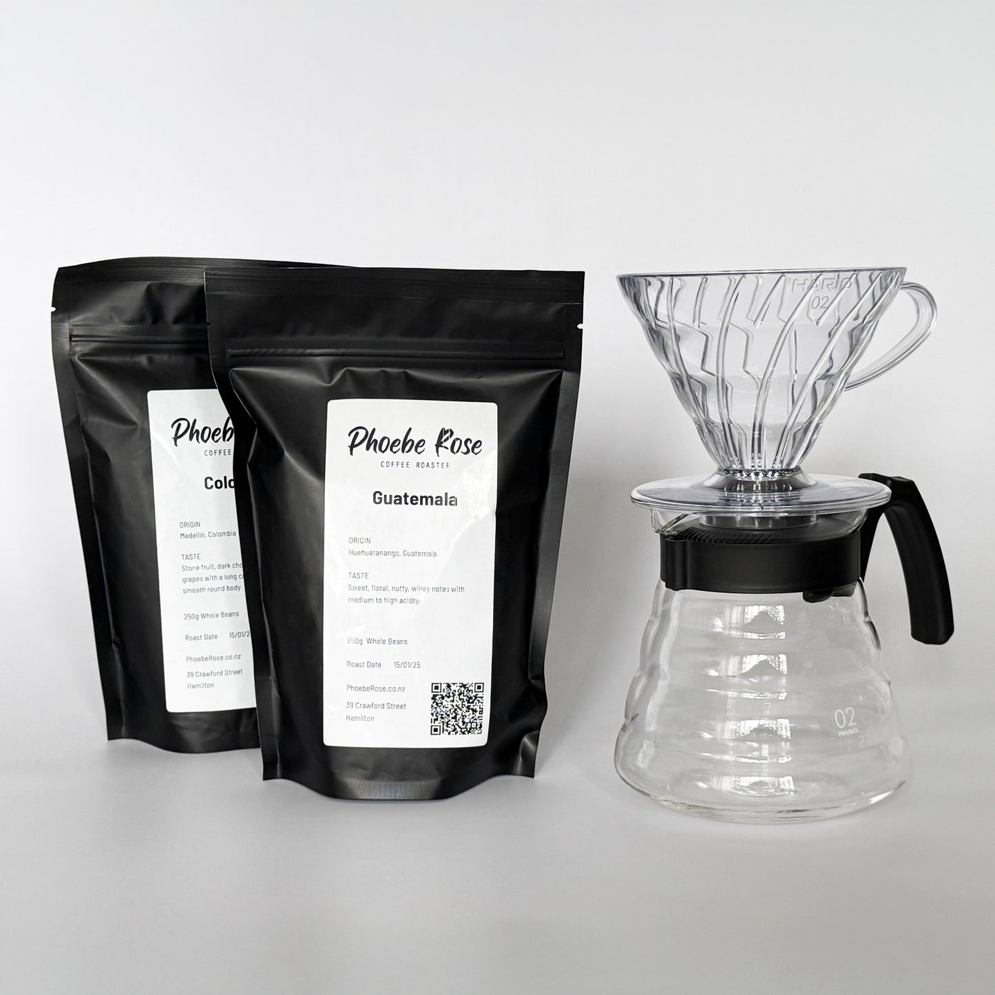 The Pour Over Coffee Bundle | V60 + 2 Coffees